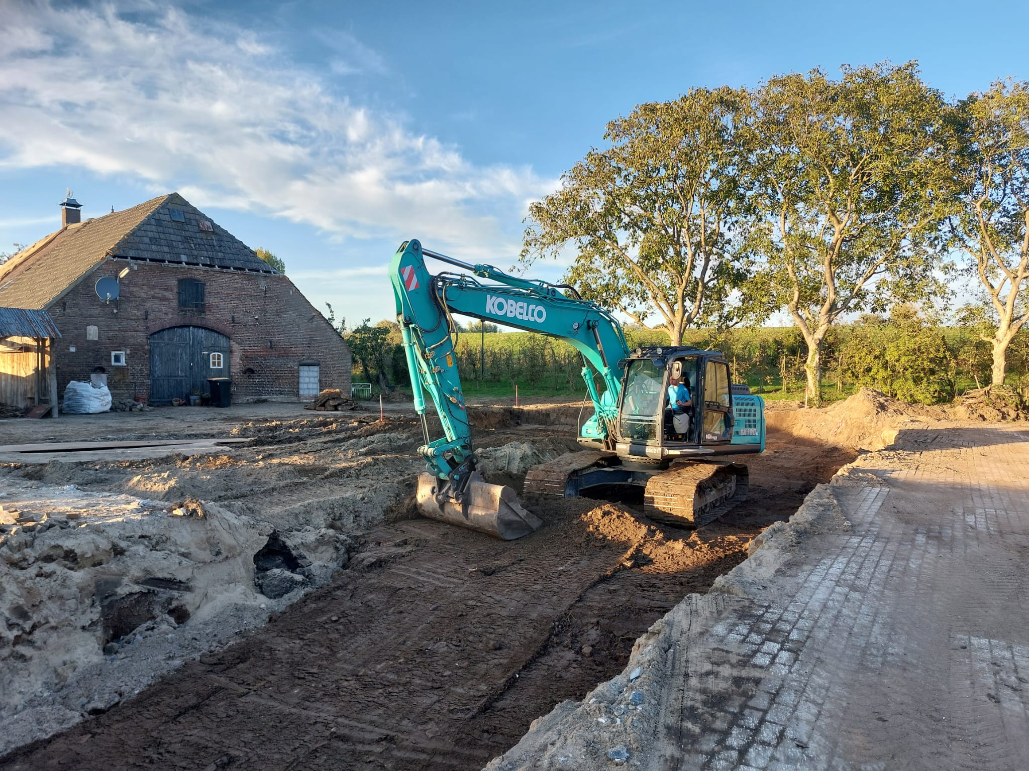 Uitgraven bouwput